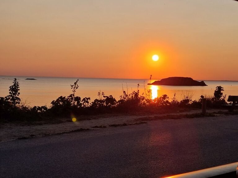 Coucher du soleil à Pénestin